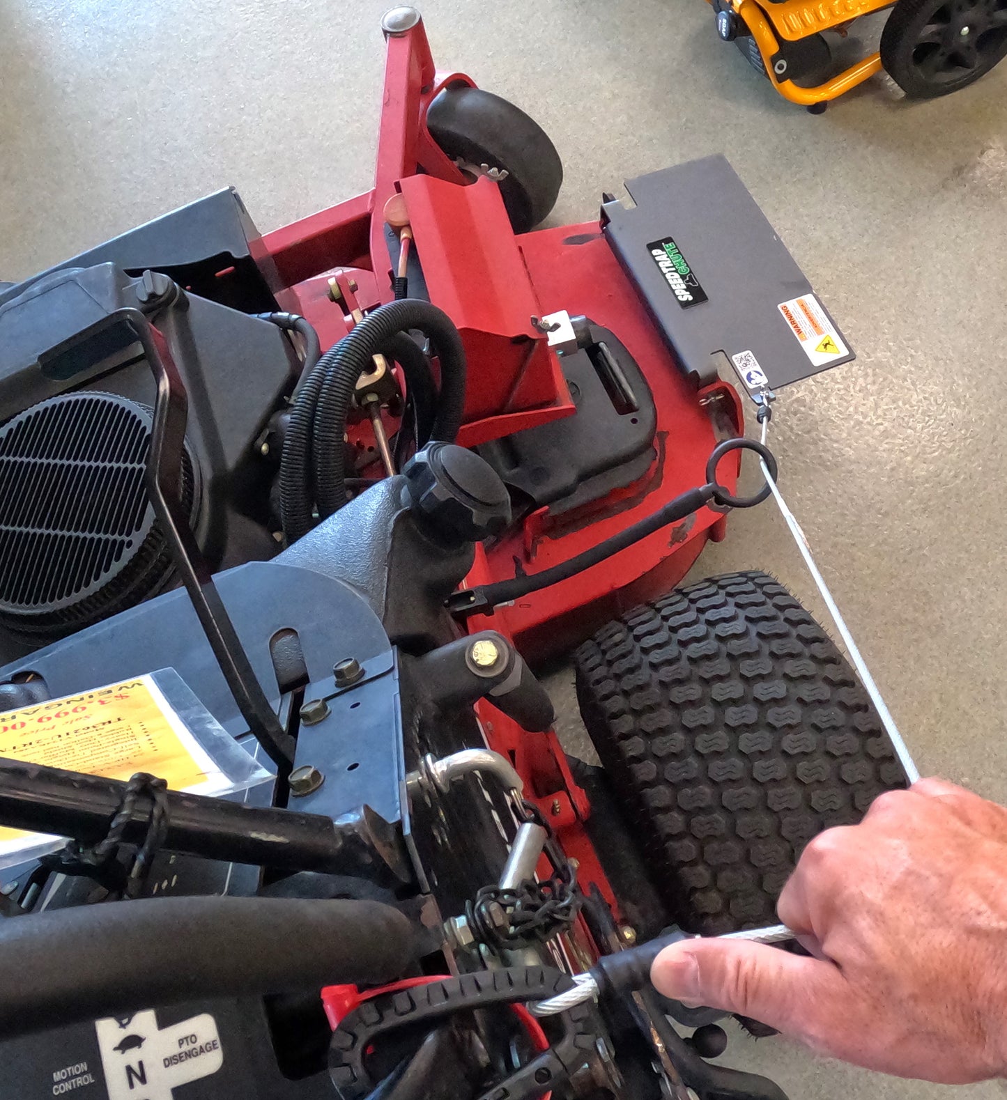 Speedtrap® Chute Blocker Exmark® Vantage® S/X Series