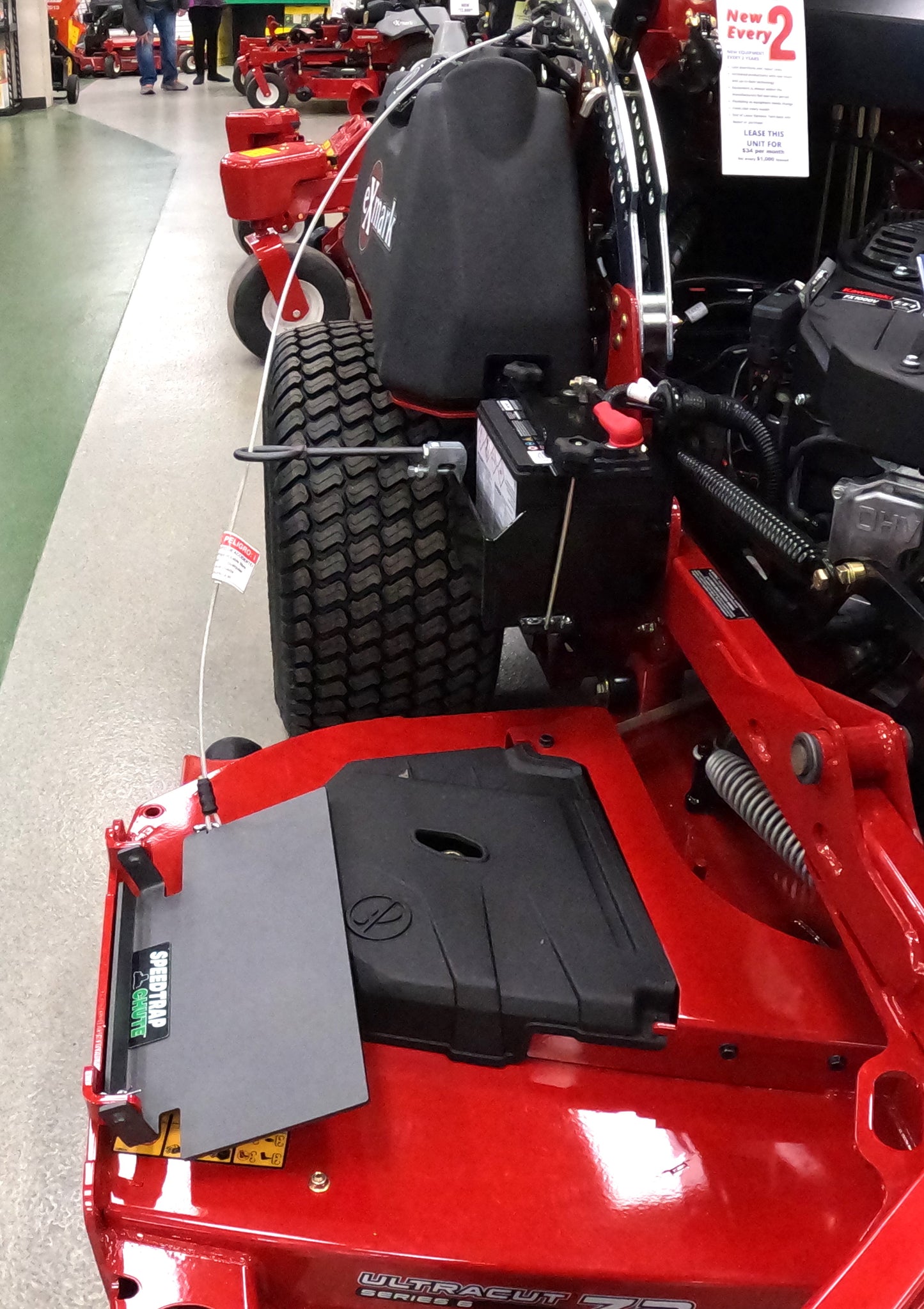 Speedtrap® Chute Blocker Exmark® Vertex® X Series