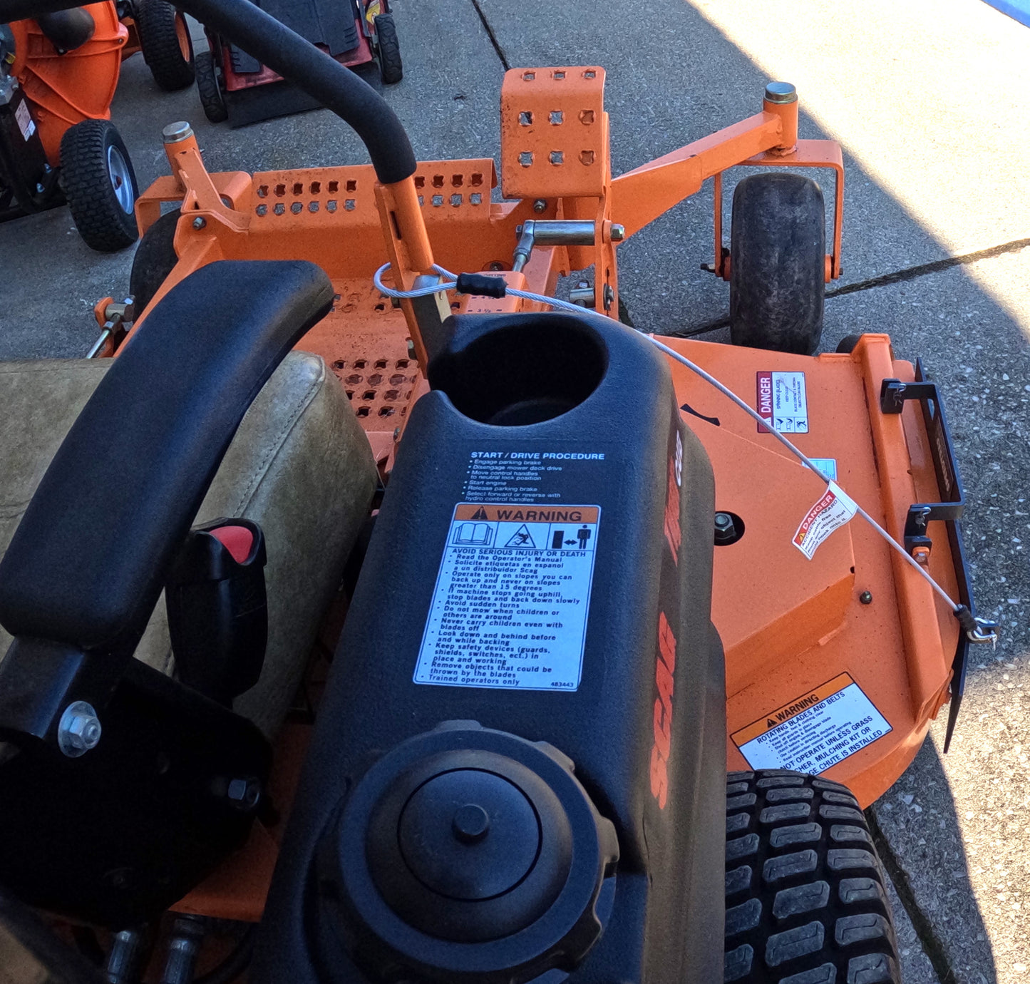 Speedtrap® Chute Blocker Scag® Tiger Cub 61"