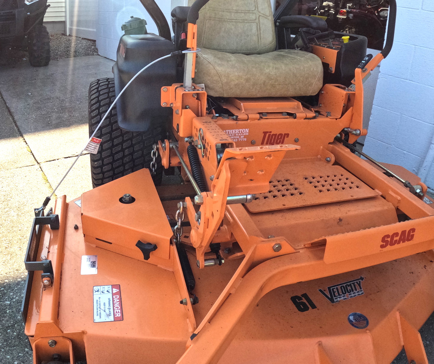 Speedtrap® Chute Blocker Scag® Tiger Cub 61"