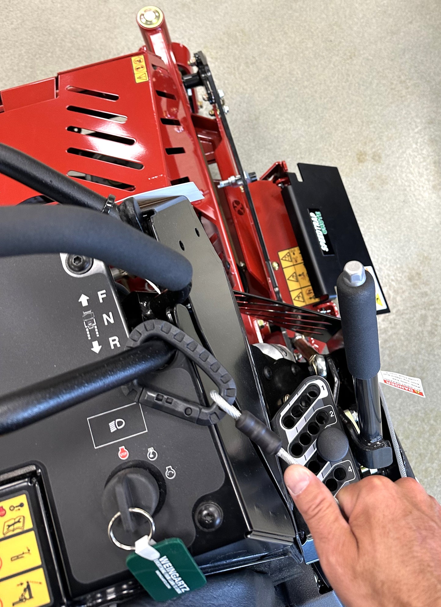 Speedtrap® Chute Blocker Exmark® Vertex® 36" E Series