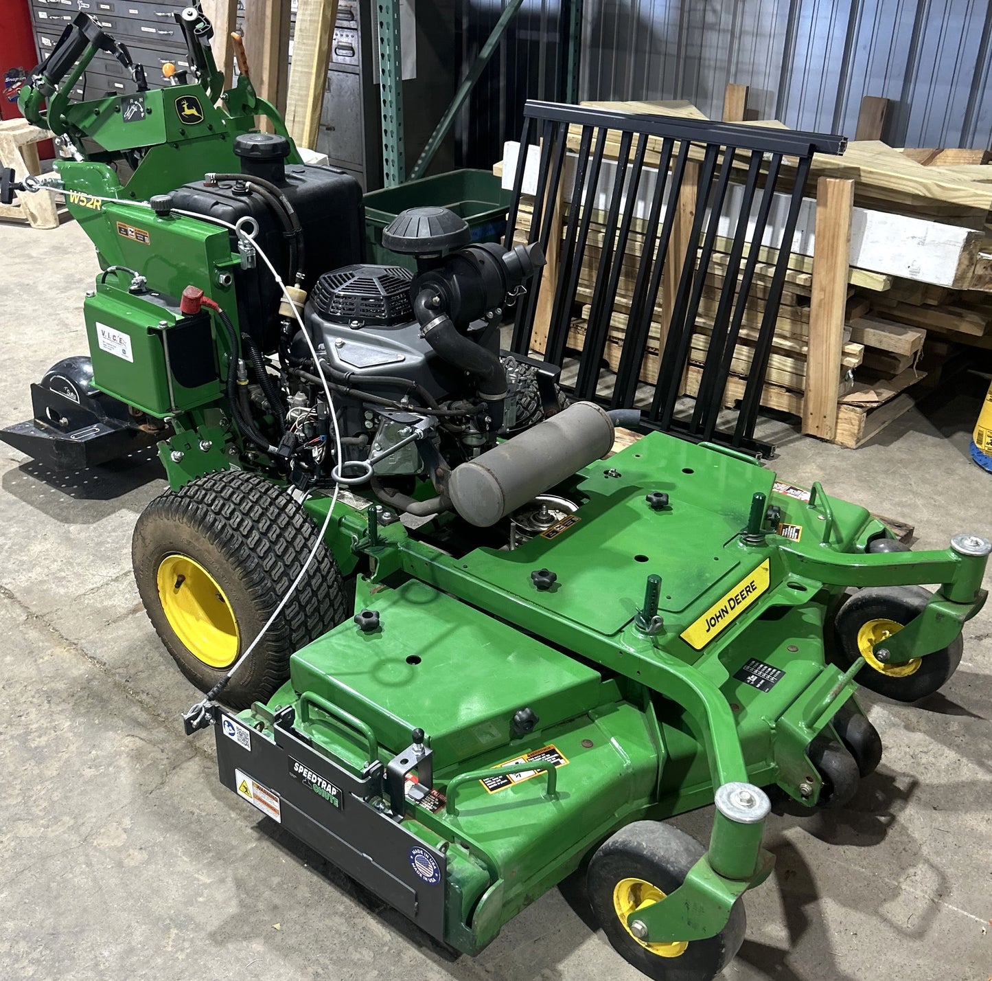 Speedtrap® Chute Blocker John Deere®  W52R Walk Behind