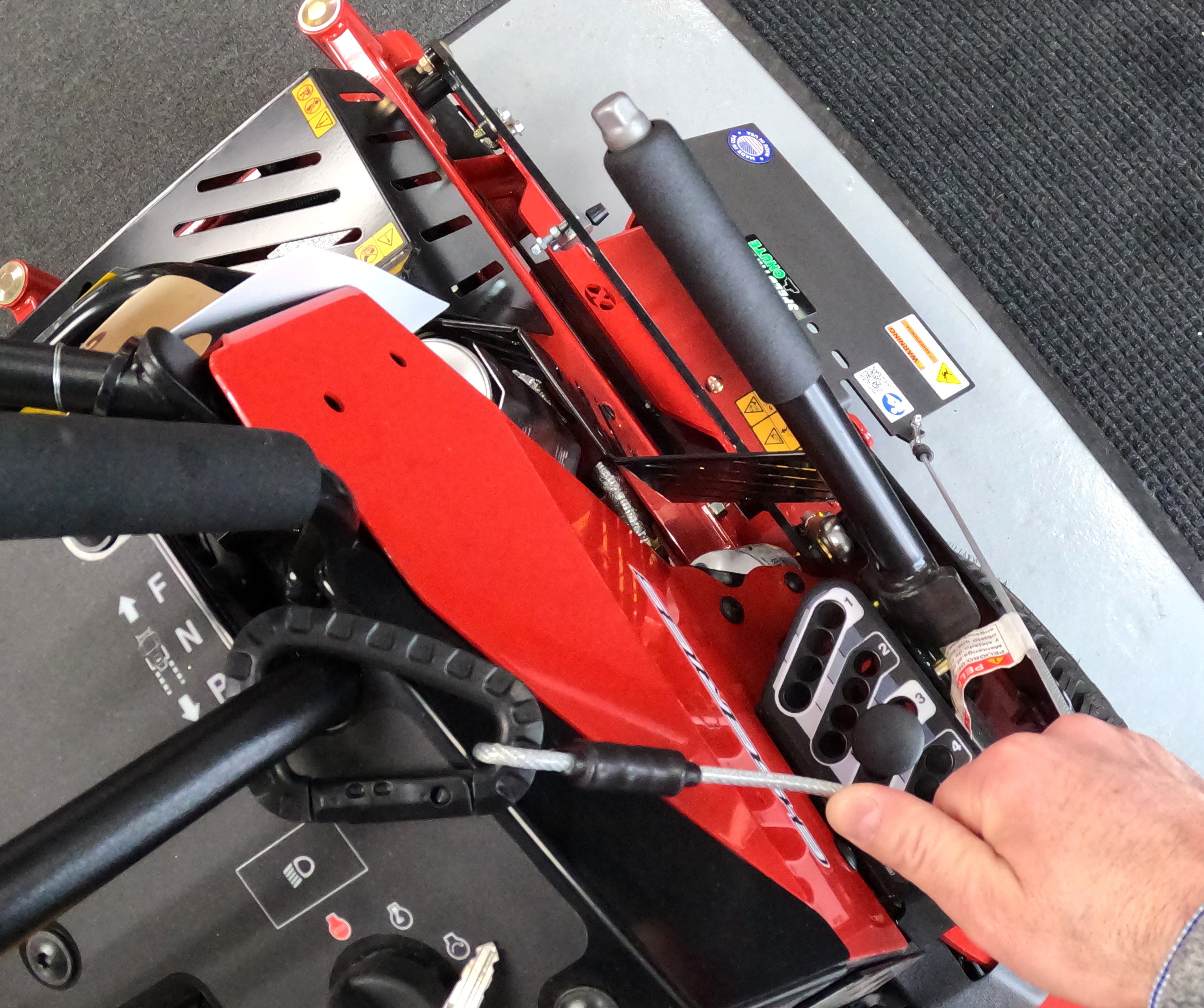 Speedtrap® Chute Blocker Exmark® Vertex® 36