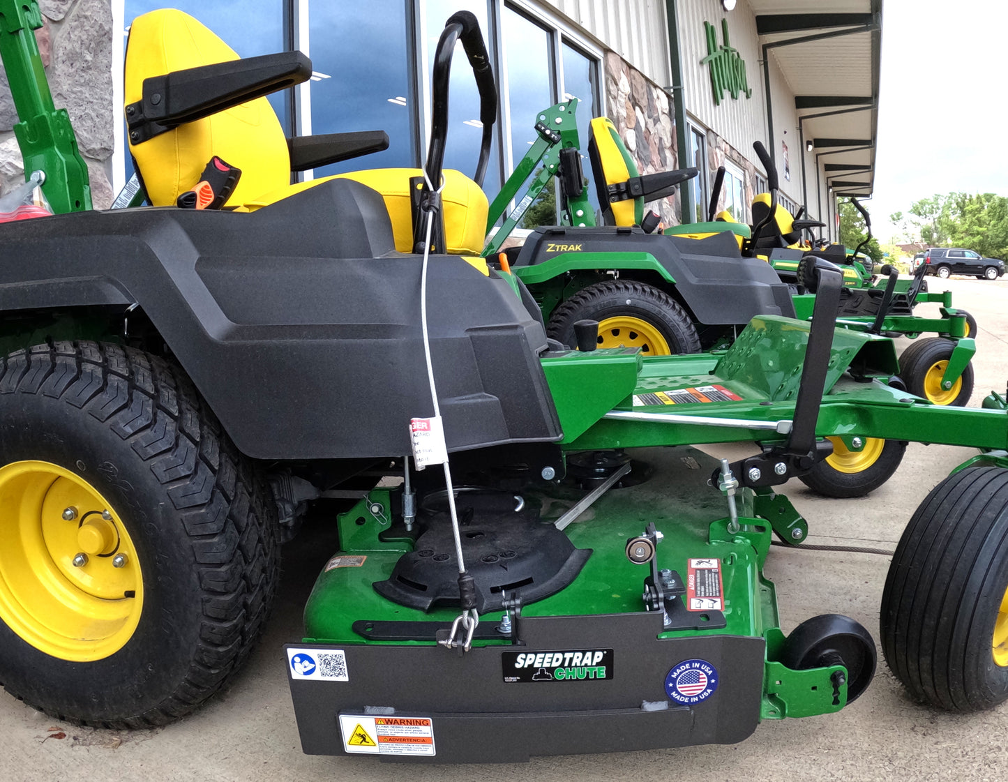 Speedtrap® Chute Blocker John Deere® Z515E ZTrak®