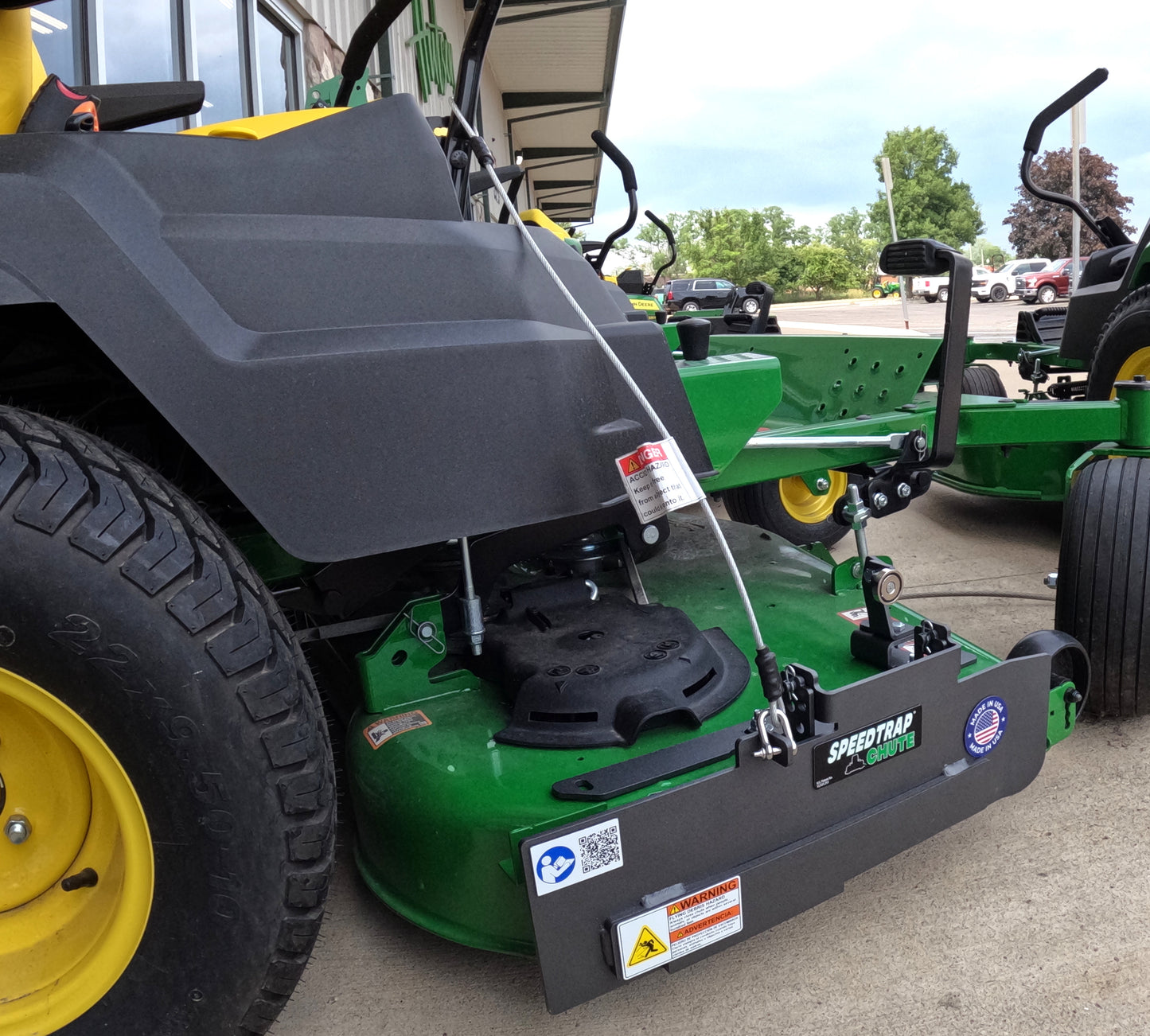 Speedtrap® Chute Blocker John Deere® Z515E ZTrak®