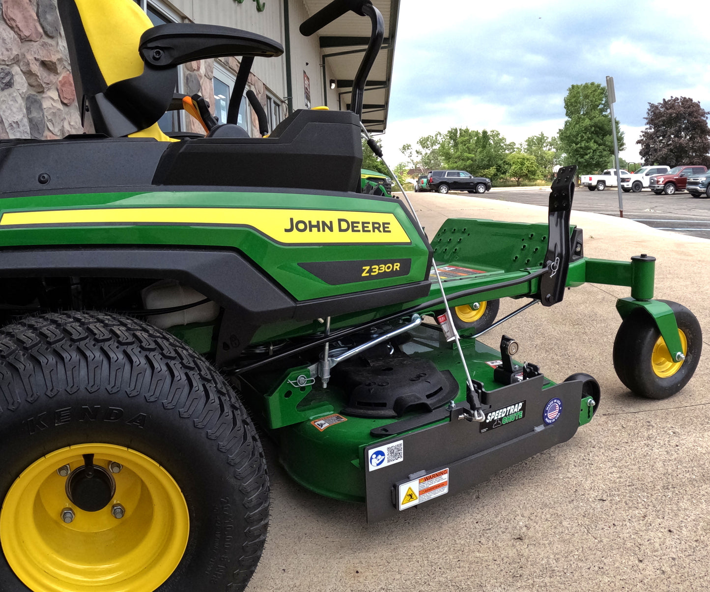 Speedtrap® Chute Blocker John Deere® Z325E ZTrak®