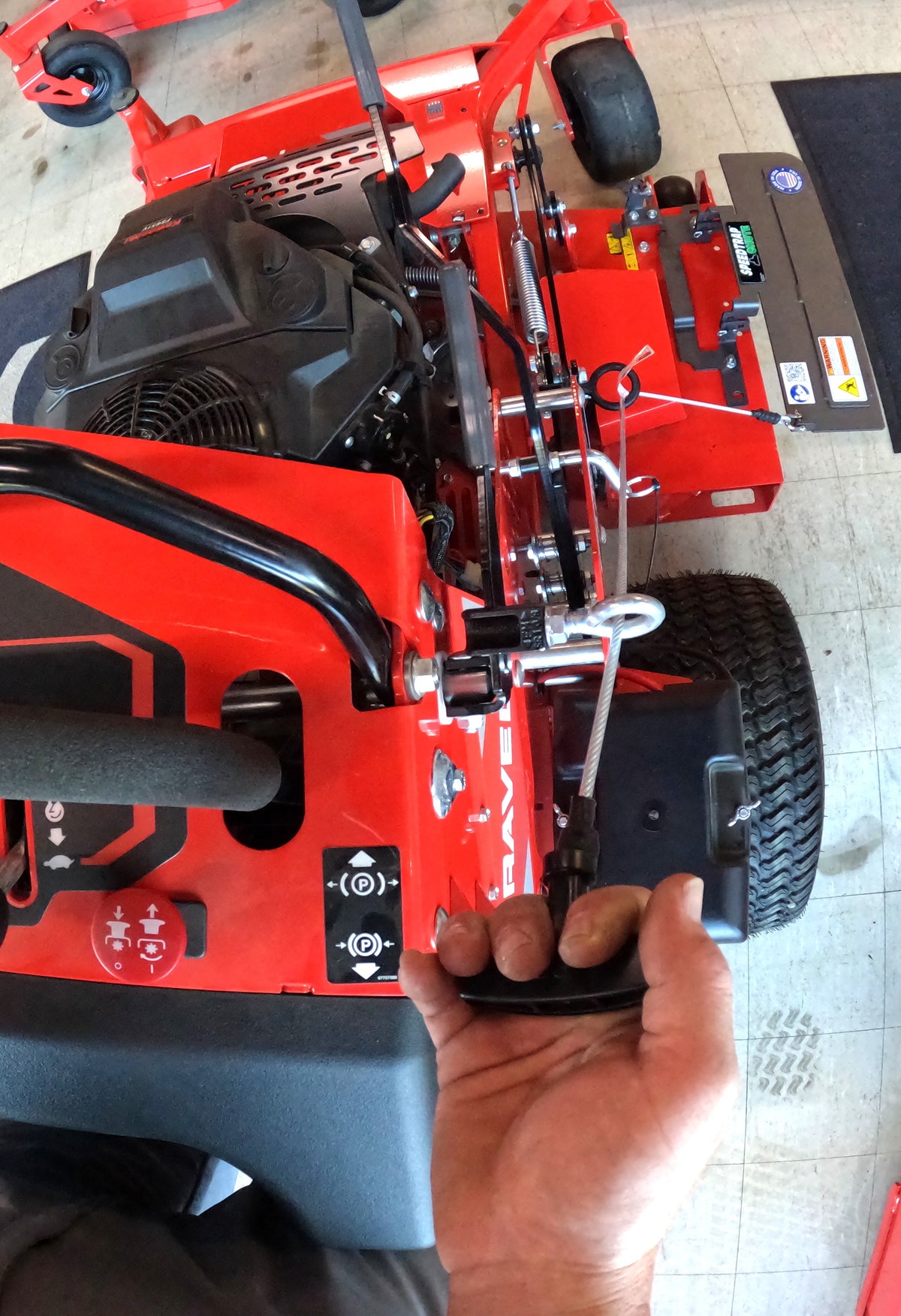 Speedtrap® Chute Blocker Gravely® Z Stance®