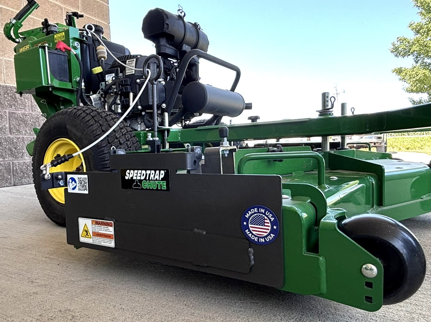 Speedtrap® Chute Blocker John Deere®  W61R Walk Behind