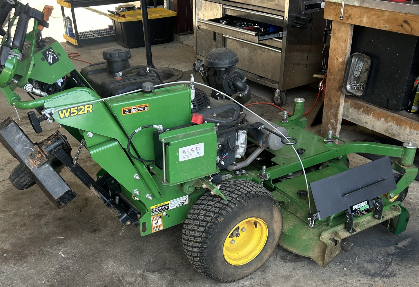 Speedtrap® Chute Blocker John Deere®  W52R Walk Behind