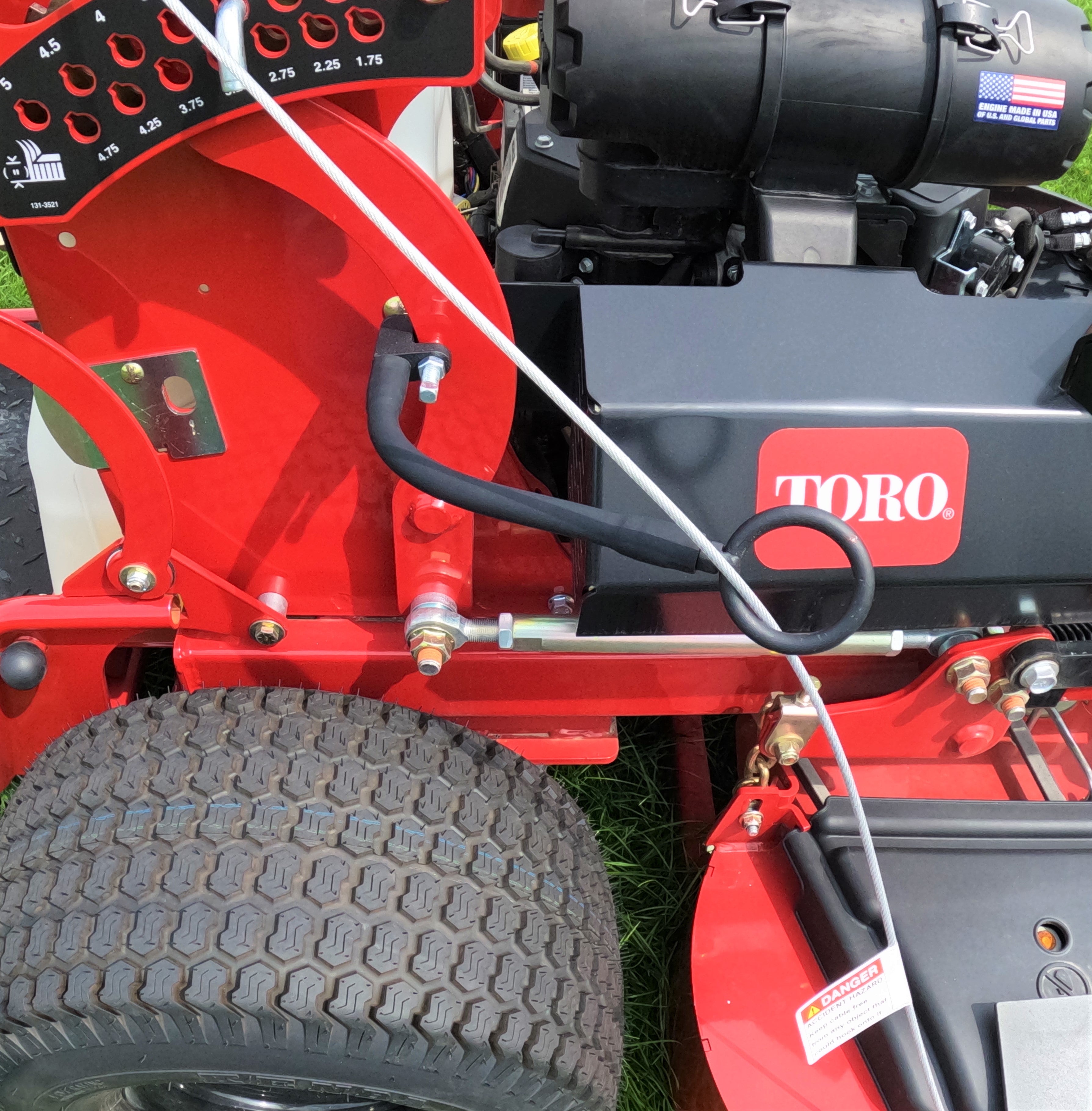 Speedtrap™ Chute Blocker Toro® GrandStand® Gen2 Speedtrap Chute LLC