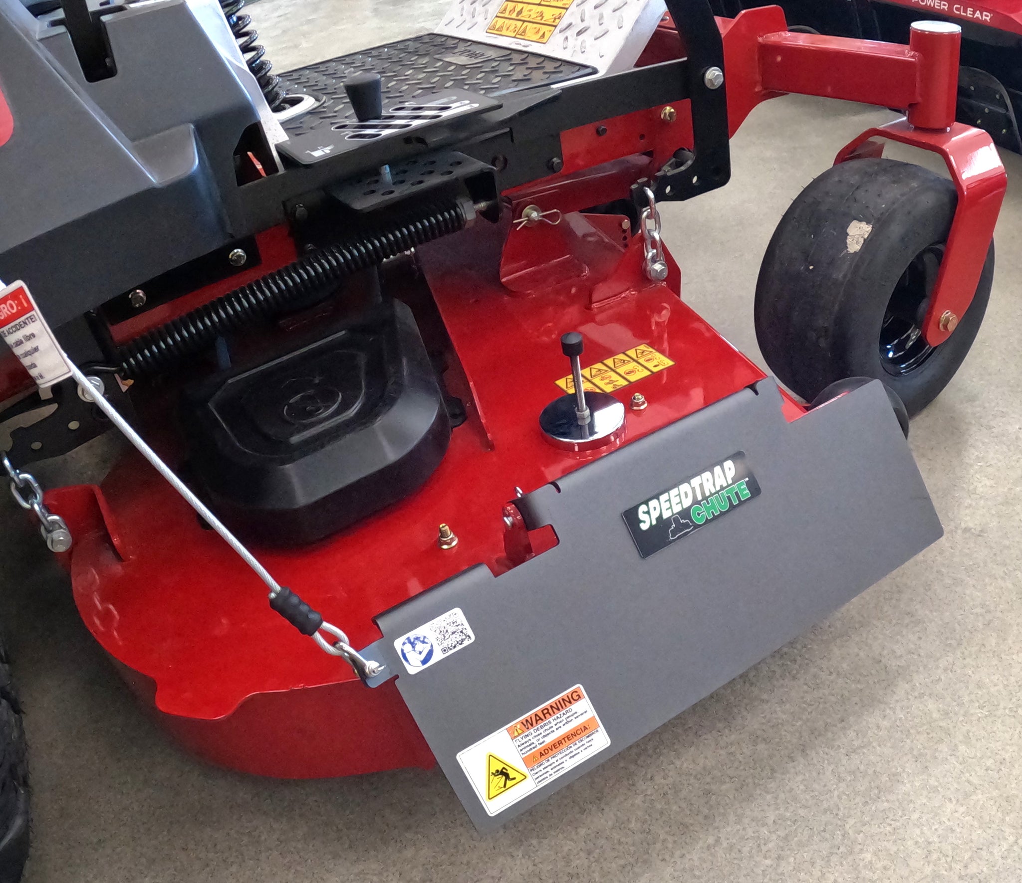Speedtrap® Chute Blocker Toro® Titan® 48", 54", &amp; 60" – Speedtrap Chute LLC