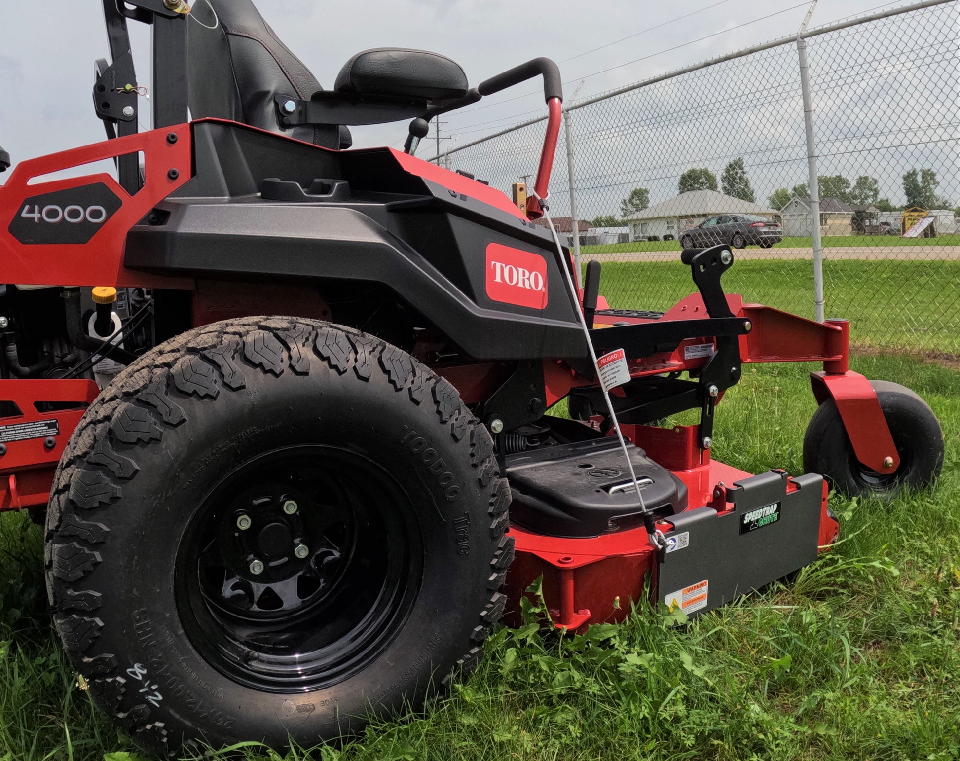 Toro grass deflectors